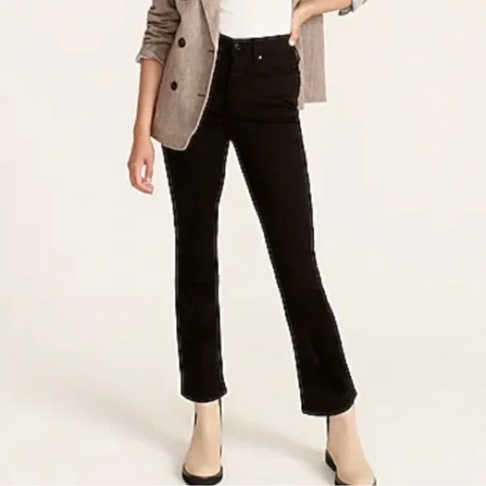 J. Crew Women's Black Straight Leg Jeans